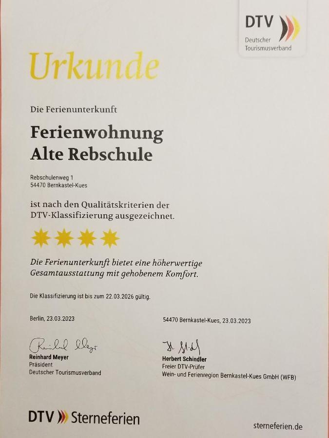 Ferienwohnung Bernkastel-Kues - Alte Rebschule Extérieur photo